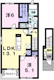 フリシュ・M Ⅱの間取り画像