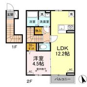 D-ROOM篭田の間取り画像
