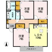 シャルムタウン開成 A棟の間取り画像