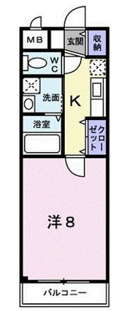 ジュピター桂の間取り画像