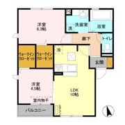 バリスサイト Fの間取り画像