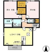 アーデ フライア Cの間取り画像