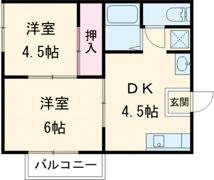 スイートム塚原の間取り画像