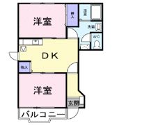 センチュリー君山Bの間取り画像