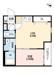 CRASTINE東林間の間取り画像