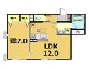 LaTour桃山の間取り画像