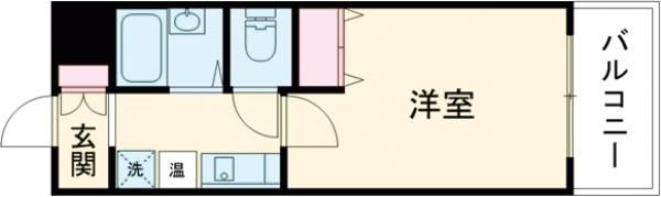 AuroraCourt兵庫駅前の間取り画像