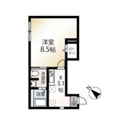 MQuarto若葉Ⅱの間取り画像