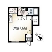 MQuarto若葉Ⅱの間取り画像