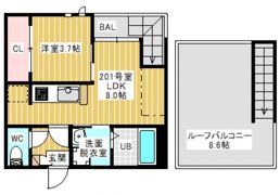 GRANDTIC WISTERIA(グランティック ウィステリア)の間取り画像