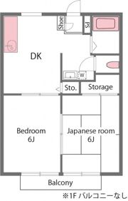 ハイツ光 A棟の間取り画像