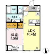 デュード・ボヌール Sの間取り画像