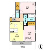 Huit Bの間取り画像