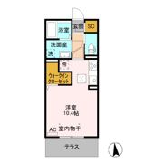 カスタリア Aの間取り画像