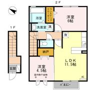 ジャンティ ファミーユの間取り画像