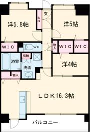 LIBTH菊陽の間取り画像
