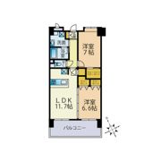 ヘスティア大濠の間取り画像