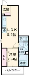 F+style藤井寺・岡2号館の間取り画像