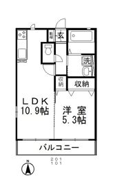 ツインヴィレッジ高崎Ⅰの間取り画像
