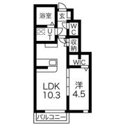 virgem(ヴェルジェン) B棟の間取り画像