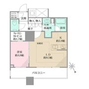 ザ・パークハウス西新宿タワー60の間取り画像