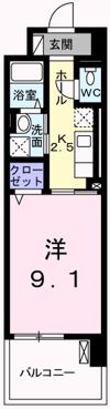 クレール姫路Ⅱの間取り画像