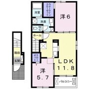 ソルベニの間取り画像