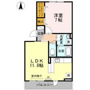 グランビア Aの間取り画像
