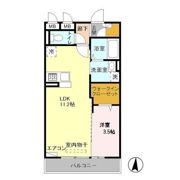 シャルマンドミール Bの間取り画像