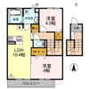 アイリス城陽の間取り画像