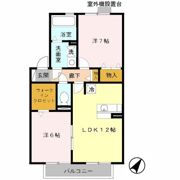 ルミエール南生駒 Ⅲの間取り画像