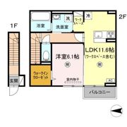 オアゾ乙島 D棟の間取り画像
