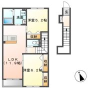 Villa recolte（ヴィラ レコルト）の間取り画像