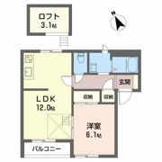 たまき苑Fの間取り画像