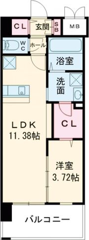 LEGEND高見の間取り画像