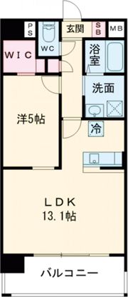 COLAS MIFUNE EAST（コラスミフネイースト）の間取り画像