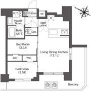 コンフォリア二葉の間取り画像