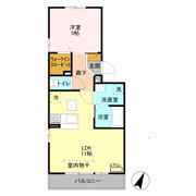 ベルレージュの間取り画像