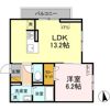 D-room弁天3丁目 Aの間取り画像