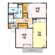 アルコバレーノ Bの間取り画像
