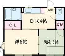 バードピアEの間取り画像
