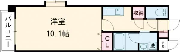 オレンジウッド坪井の間取り画像