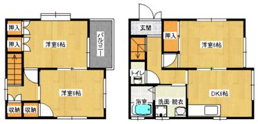 宝冠住宅の間取り画像