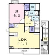 ノーブル 川内 Ⅲ番館の間取り画像