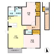 Y’sフラットAの間取り画像