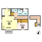 クレスト・ワンの間取り画像