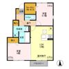 Solana（ソラーナ） Bの間取り画像