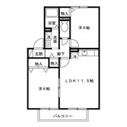 ファミール A/Bの間取り画像