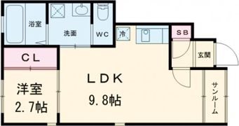 ラソールBの間取り画像