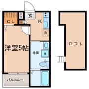 クレア露橋の間取り画像